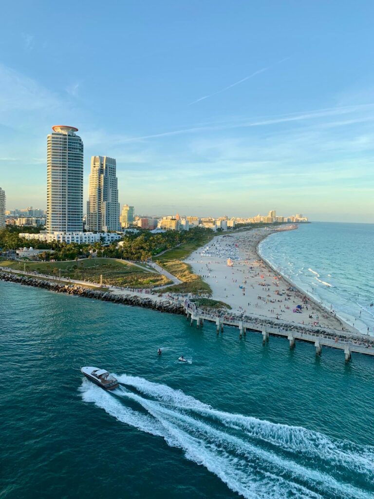 Florida coastal infrastructure representing the real estate exam Florida and property market