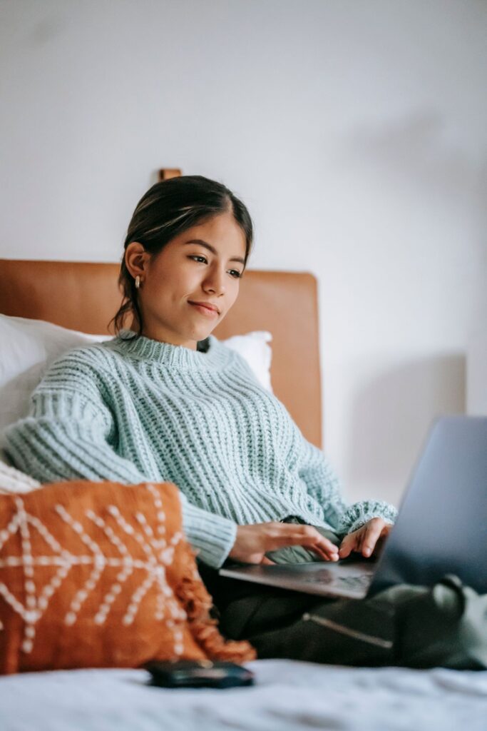 Student confidently studying for the real estate exam florida